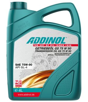 Трансмиссионное масло ADDINOL Getriebeol GS 75W-90, 4л
