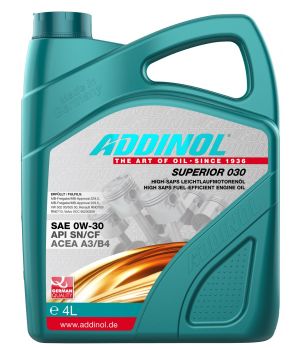 Моторное масло ADDINOL Superior 030 0W-30, 4л