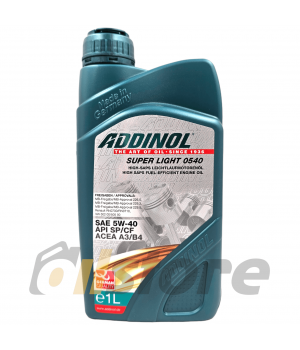 Моторное масло ADDINOL Super Light 0540 5W-40, 1л