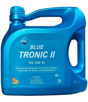 Моторное масло ARAL BlueTronic II 10W-40, 4л