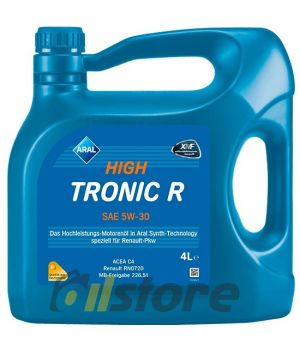 Моторное масло ARAL HighTronic R 5W-30, 4л