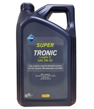 Моторное масло ARAL SuperTronic Longlife III 0W-30, 5л