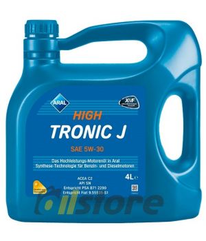 Моторное масло ARAL HighTronic J 5W-30, 4л