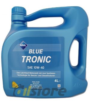 Моторное масло ARAL BlueTronic 10W-40, 4л
