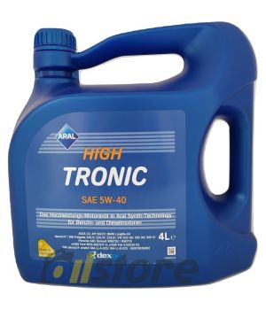 Моторное масло ARAL HighTronic 5W-40, 4л