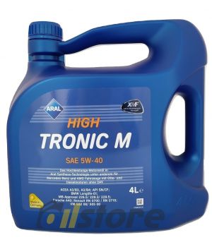 Моторное масло ARAL HighTronic M 5W-40, 4л