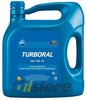 Моторное масло ARAL Turboral 10W-40, 5л