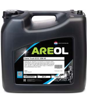 Моторное масло AREOL Trans Truck ECO 10W-40, 20л
