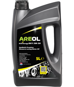Моторное масло AREOL ECO Energy DX1 5W-30, 5л