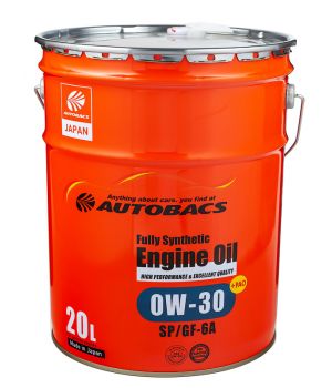 Моторное масло AUTOBACS Fully Synthetic 0W-30 SP/GF-6A, 20л