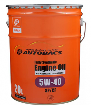Моторное масло AUTOBACS Fully Synthetic 5W-40 SP/CF, 20л