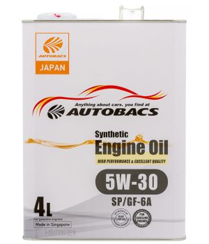 Моторное масло AUTOBACS Fully Synthetic 5W-30 SP/GF-6A, 4л