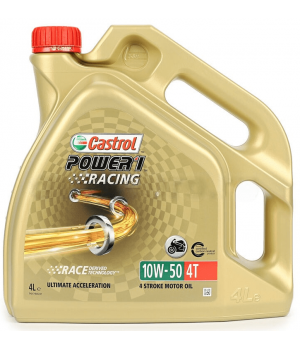 Моторное масло Castrol Power 1 Racing 4T 10W-50, 4л