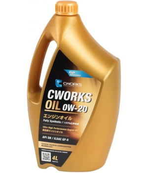 Моторное масло CWORKS OIL 0W-20 GF-5, 4л