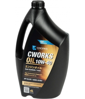 Моторное масло CWORKS OIL 10W-40 A3/B3, 4л