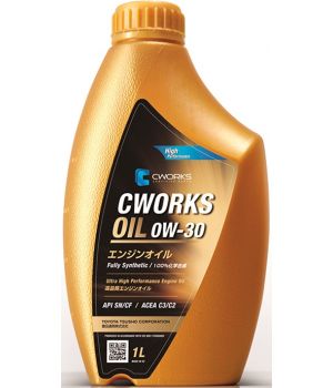 Моторное масло CWORKS OIL 0W-30 С3, 1л