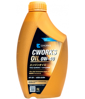 Моторное масло CWORKS OIL 0W-40 A3/B4, 1л