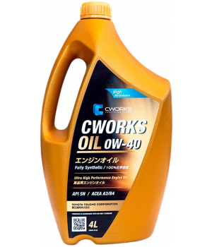Моторное масло CWORKS OIL 0W-40 A3/B4, 4л