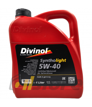 Моторное масло DIVINOL Syntholight 5W-40, 5л