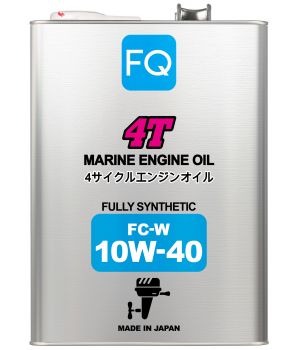 Моторное масло FQ 10W-40 4T FC-W/SP MARINE FULLY SYNTHETIC, 4л