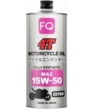 Моторное масло FQ 15W-50 4T MA2/SP FULLY SYNTHETIC, 1л