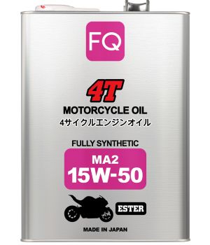 Моторное масло FQ 15W-50 4T MA2/SP FULLY SYNTHETIC, 4л
