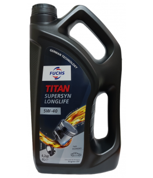 Моторное масло FUCHS Titan SuperSyn Longlife 5W-40, 4л