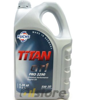 Моторное масло FUCHS Titan GT1 PRO 2290 5W-30, 5л