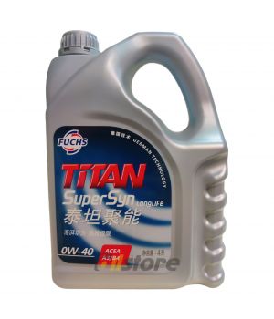 Моторное масло FUCHS Titan Supersyn Longlife 0W-40, 4л