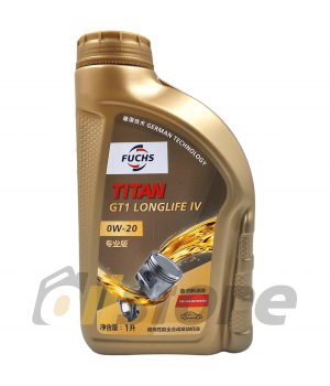 Моторное масло FUCHS Titan GT1 LONGLIFE IV 0W-20, 1л