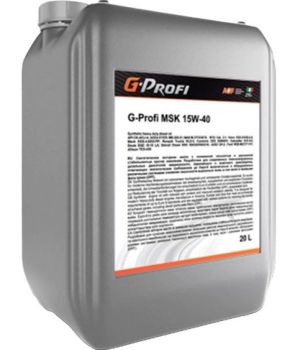 Моторное масло G-Profi MSK 15W-40, 20л