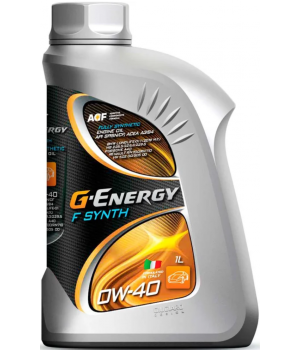 Моторное масло G-Energy F Synth 0W-40, 1л