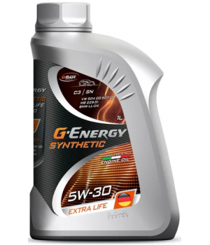Моторное масло G-Energy Synthetic Extra Life 5W-30, 1л