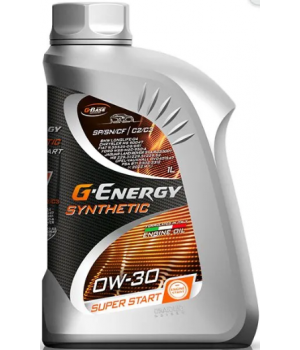 Моторное масло G-Energy Synthetic Super Start 0W-30, 1л