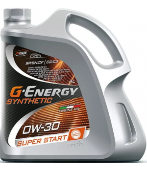 Моторное масло G-Energy Synthetic Super Start 0W-30, 4л