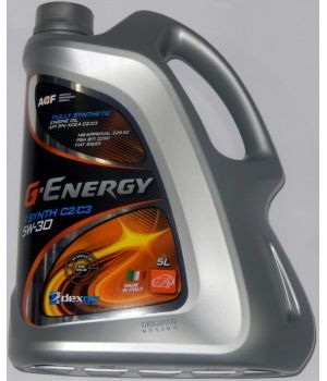 Моторное масло G-Energy F Synth C2/C3 5W-30, 5л