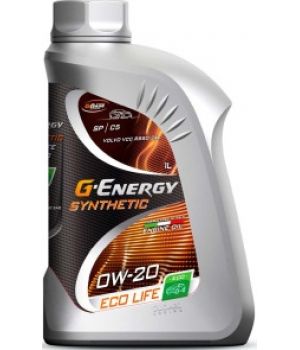 Моторное масло G-Energy Synthetic Eco Life 0W-20, 1л
