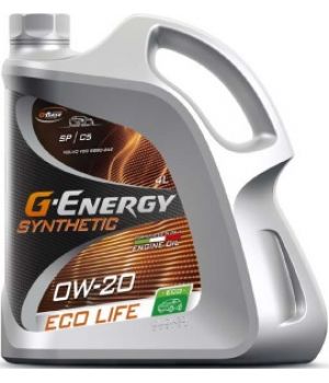 Моторное масло G-Energy Synthetic Eco Life 0W-20, 4л