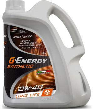 Моторное масло G-Energy Synthetic Long Life 10W-40, 5л