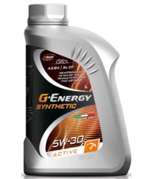 Моторное масло G-Energy Synthetic Active 5W-30, 1л