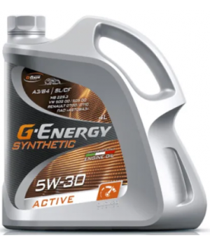 Моторное масло G-Energy Synthetic Active 5W-30, 4л