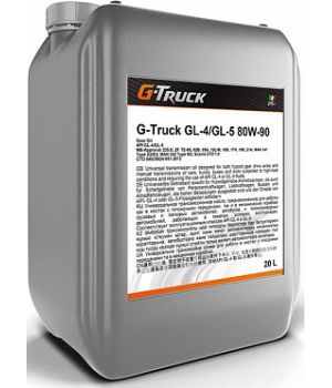Трансмиссионное масло G-Truck GL-4/GL-5 80W-90, 20л