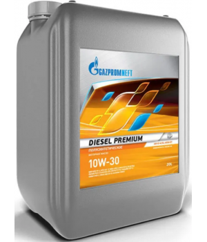 Моторное масло Gazpromneft Diesel Premium 10W-30, 20л