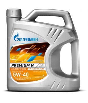 Моторное масло Gazpromneft Premium N 5W-40, 5л