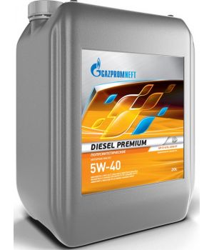 Моторное масло Gazpromneft Diesel Premium 5W-40, 20л