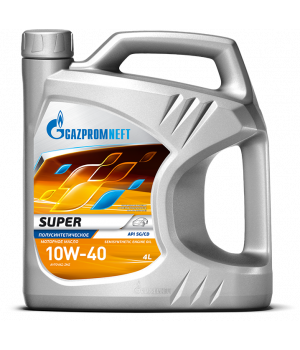 Моторное масло Gazpromneft Super 10W-40, 4л