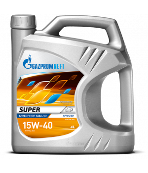Моторное масло Gazpromneft Super 15W-40, 4л