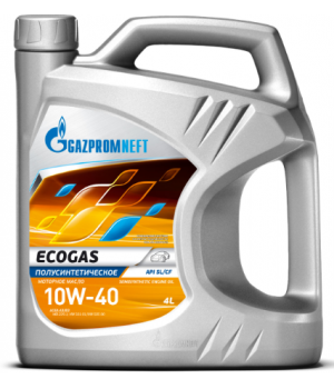 Моторное масло Gazpromneft Ecogaz 10W-40, 4л