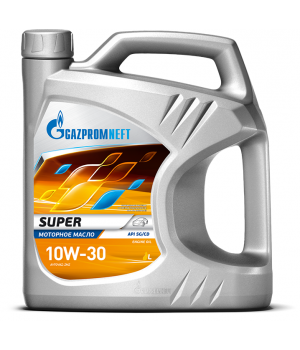 Моторное масло Gazpromneft Super 10W-30, 4л