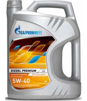 Моторное масло Gazpromneft Diesel Premium 5W-40, 5л